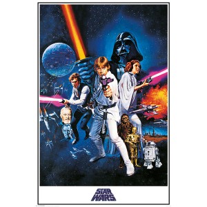 Плакат "Междузвездни Войни - Нова надежда"